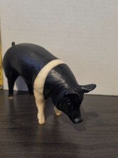 RARE Vintage Breyer Horse Hampshire Hog Jasper Pig Black White Midwestern SR 250