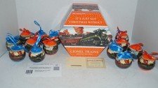 Set of 14 LIONEL TRAINS Christmas Tree Ornaments 9-21012 - New in Gift Box