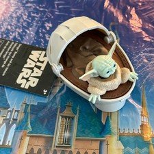 Star Wars The Mandalorian Grogu Hover Vehicle ONLY Baby Yoda Toy Collectible NWT