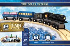 The Polar Express 18 Piece Train Set Deluxe Edition With Track And Play Pieces
