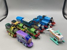 Thomas Adventures Trains Lot of 14 Engines, Cars Diecast & Plastic, Hook & Loop