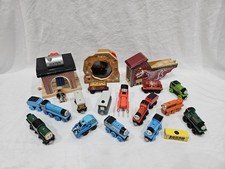 Thomas & Friends Wooden Railway Train & Accessory Lot Talking Toby Sodor