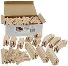 Thomas Wooden Railway Railroad Wood Curved Train Tracks Lot Toy Game Play Set -
