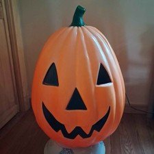Vintage 30" General Foam Plastics Halloween Pumpkin Blow Mold