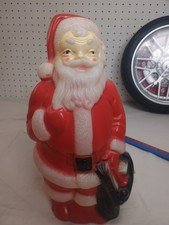 Vintage Blow Mold santa Empire Plastics corp 1968 13” no light Wrong Cord