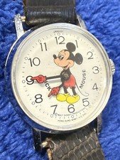 Vintage Bradley Mickey Mouse Watch – Swiss Made ~ Working~ Video