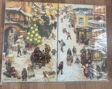 Vintage Christmas Old Fashioned Advent Calendar NEW