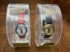 Vintage Disney Lorus Minnie Mouse Watch Lot MF009 MF010 Original Boxes 1980s