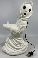 Vintage General Foam 13" Ghost Plastic Blow Mold No Pumpkin No Light Halloween