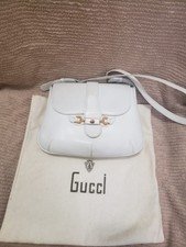 Vintage Gucci Leather Shoulder/Crossbody Bag — Model G.1561 — likely 1970s-era.