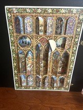Vintage Korsch Verlag Advent Calendar West Germany Cathedral Window Nativity