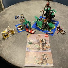 Vintage Lego Pirate Lot: 6270 Forbidden I. /6259 Broadside's Brig/6265 Sabre I.