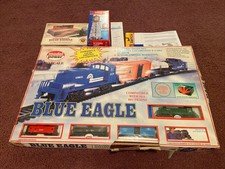 Vintage Model Power Blue Eagle No 1049 Train Set HO Scale With Extras Engine 912