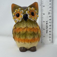 Vintage Momentum Brands Ceramic Owl Decor 5"