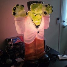 VTG Frankenstein Monster Halloween Blow Mold 36" Empire, Free Shipping See Photo