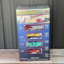 VTG Model Train Power Metal The Explorer No 800 Train Set HO Scale NEW!