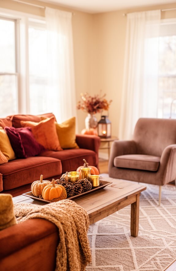 warmth through color choices