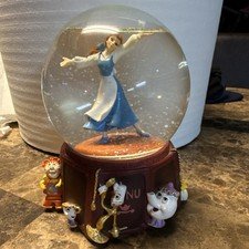 Westland Beauty and the Beast Snow Globe Disney Belle Musical Giftware (17879)