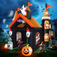 12FT Halloween Inflatable Archway,Large Haunted House Inflatables