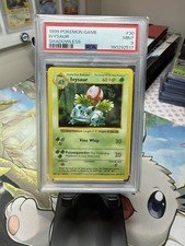 1999 Pokémon Shadowless Base Set Ivysaur #30 PSA 9 MINT