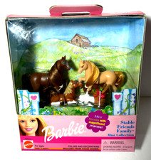 2000 Barbie Stable Friends Family - Mini (3) Horses Collection Mattel 88812