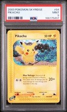 2003 POKEMON SKYRIDGE #84 PIKACHU PSA 9