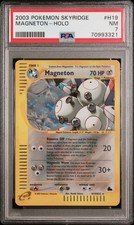 2003 POKEMON SKYRIDGE #H19 MAGNETON-HOLO PSA 7