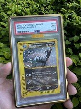 2003 Pokemon Skyridge Houndoom-Holo H11 PSA 9 MBA Gold Diamond! SWIRL! POP 3!