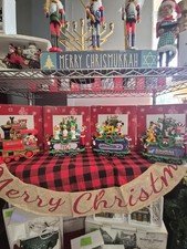 2008 Disney World Magical Holidays Light Up Christmas Train Set Lot 4