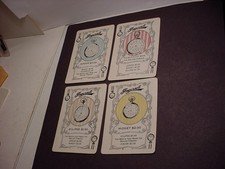 4 vintage 1915 Ingersoll pocket watch advertising playing cards