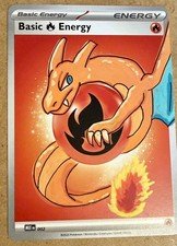 ACEO Pokemon Charizard Fire Energy dragon marker illustration card