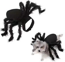 Adjustable Spider Pet Costume Breathable Halloween Outfit for Small Dogs Cats