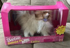Barbie DELUXE PETS COLLIE Dog Vintage 1998 NRFB