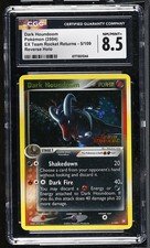 CGC 8.5 Dark Houndoom 5/109 EX Team Rocket Returns Reverse Holo Stamped Pokemon