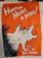 Dr Seuss Fabric Panel, Horton Hears A Who, $12