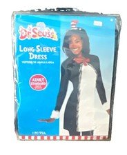 Dr. Seuss Long Sleeve Dress Costume Adult Standard Halloween