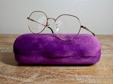 Gucci Urban Vintage Round Eyeglasses Frame 53mm Demo Lens