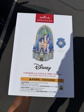 Hallmark Keepsake 2026 Disney Christmas Cinderella Castle Light Up Tree Topper