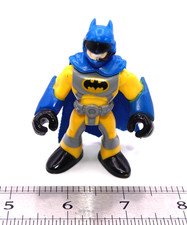 Imaginext Batman Helicopter DC Super Friends Figure Copter Yellow Fisher Price