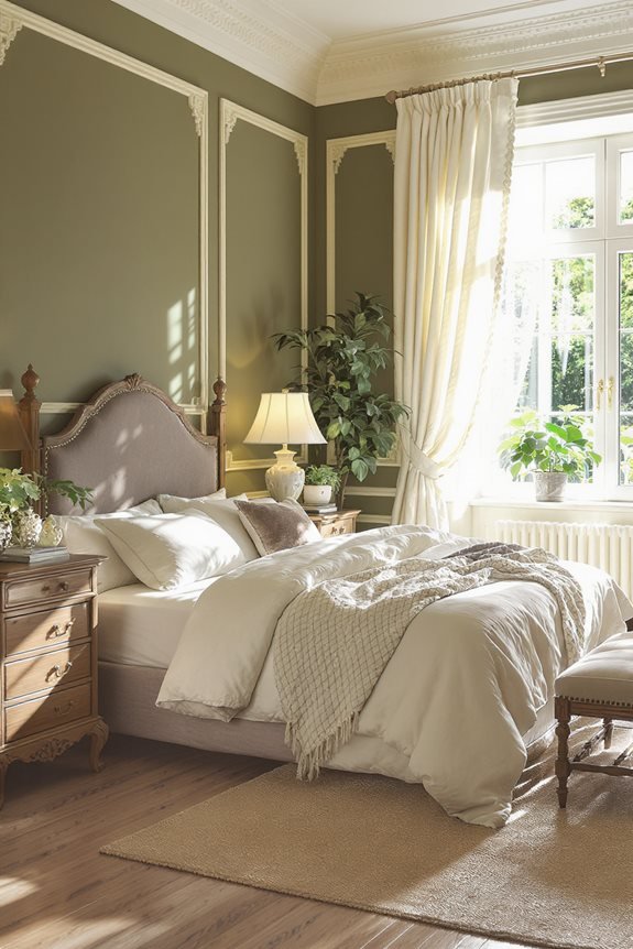 lighten olive green decor