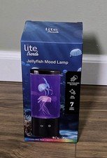Litehaus Jellyfish Lava Lamp LED Multi Color Changing Mood Night Light New NIB