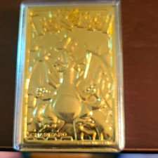 Nintendo 1999 Charizard #06 23K Gold-Plated Metal Pokemon Card Limited Ed