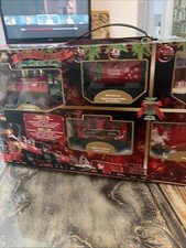 North Pole Express Train Set Wireless Remote Lights & Sounds Complete By EZTEC