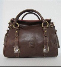 NWT Dooney & Bourke Florentine Leather Small Satchel, Chestnut Color