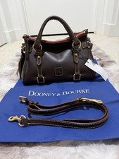 NWT Dooney & Bourke Florentine Mini Satchel Brown Tmoro