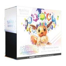 Pokémon Center Prismatic Evolutions Elite Trainer Box ETB Factory Sealed No Rips