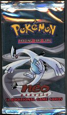 Pokemon Neo Genesis Booster Pack - Lugia Pack Art - 20.7 Grams - Sealed