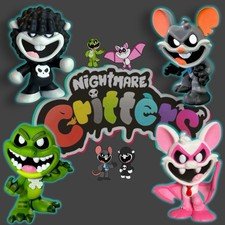 Poppy Playtime Nightmare Critters Figs - Baba Chops Rabie Baby Allister Touille