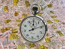 Precista Pocket Watch Cronostop Electric Calculations Chrome 1970
