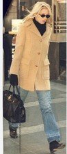 Rare Prada 1996 Coat Sz 46 Medium Carolyn Bessette Kennedy CBK Love Story